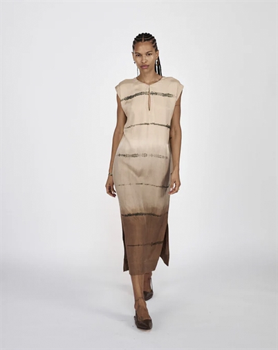 Rabens Saloner - Lecia Nuance Kjole - Chocolate Combo